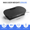 Tone & Refresh Easily | Compact 400LBS Vibration Plate Home Fitness Trainer