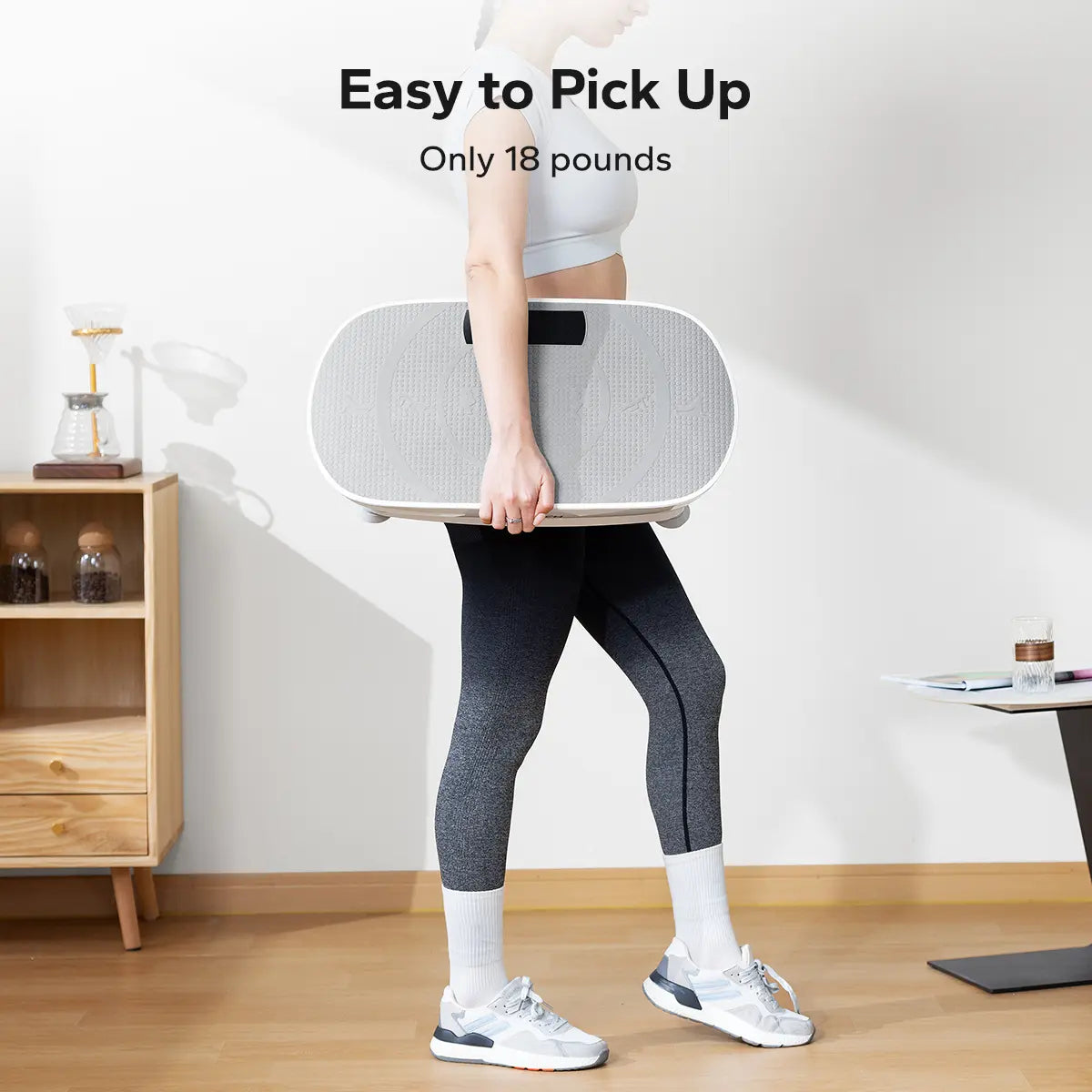 400LBS Vibration Plate | Lymphatic Drainage Full Body Trainer