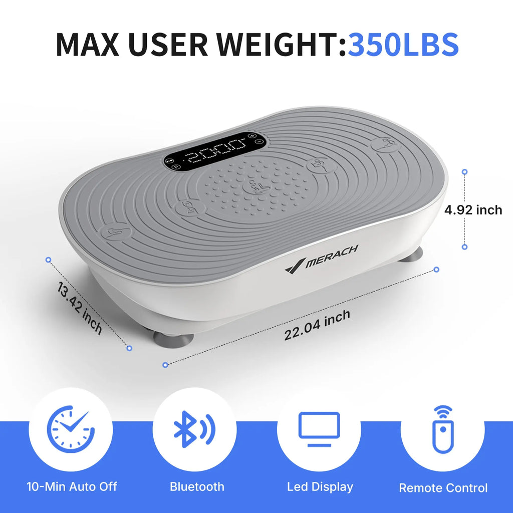 Compact 400LBS Vibration Plate Home Fitness Trainer (Copy)